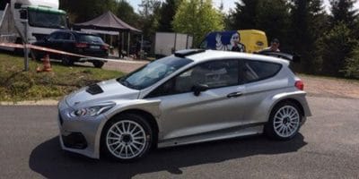 Bottas ve Francii testuje novou Fiestu R5 týmu M-Sport
