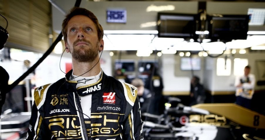 Haas popřel fámy, že by Grosjean nezávodil v Německu