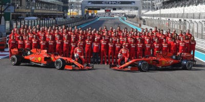 Ferrari nastartovalo pohonnou jednotku
