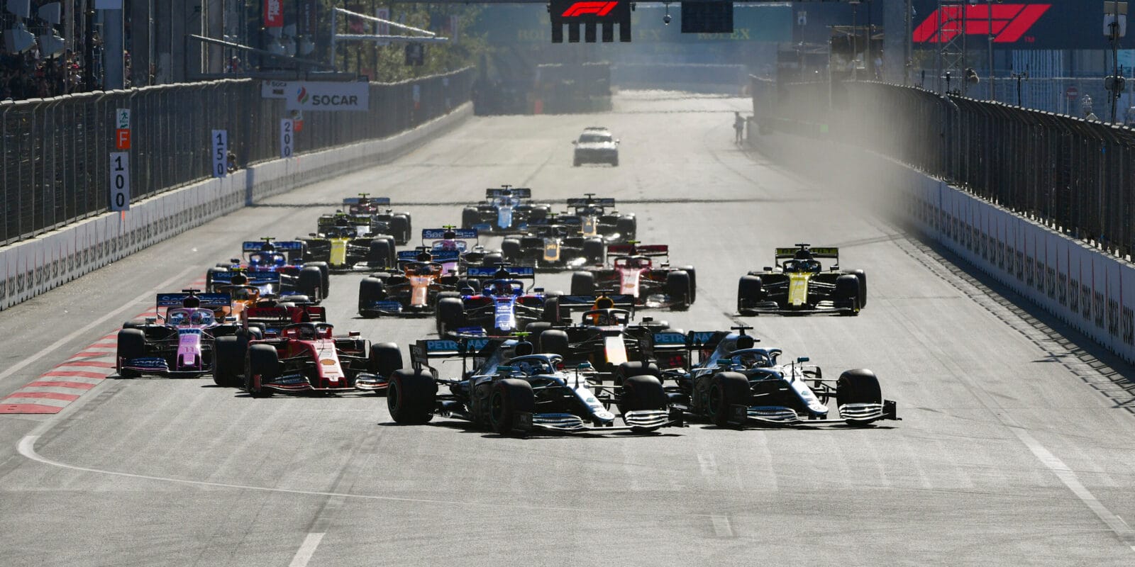 FIA zkrátí DRS zónu na cílové rovince v Baku