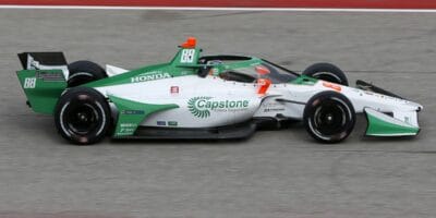 Na Floridě shořel kamión, který převážel vůz IndyCar