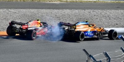 Nebylo to od Norrise férové, kritizuje Rosberg Britův manévr na Péreze