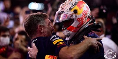 Verstappen triumfoval s křečí v noze, Marko s titulem už nepočítal