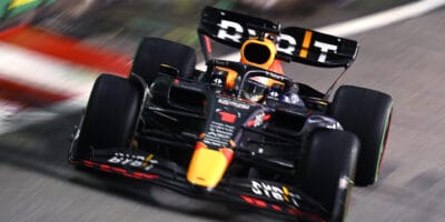 Frustrovaný Verstappen po Velké ceně Singapuru