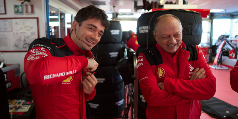 Role ve Ferrari je mimořádná, řekl Frédéric Vasseur