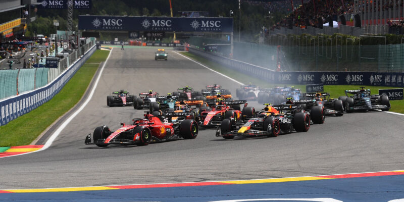 Verstappen, Pérez a Leclerc o závodě v Belgii