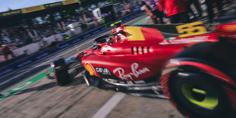 Carlos Sainz nejrychlejší v FP3 na VC Itálie