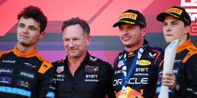 Verstappen, Norris a Piastri o závodě na Suzuce