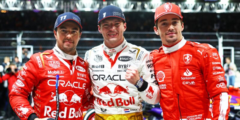 Verstappen, Leclerc a Pérez o Velké ceně Las Vegas
