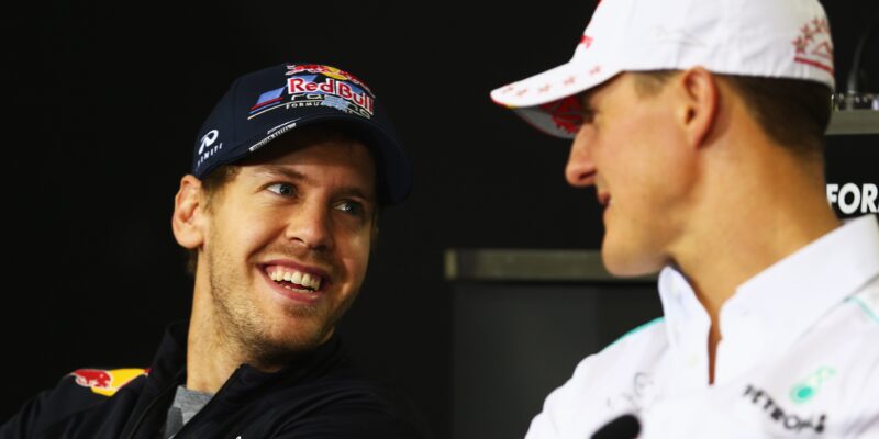 Deset let od nehody vzpomíná Vettel na Schumachera