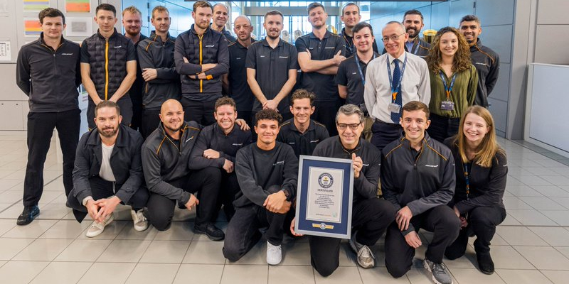 McLaren oficiálně získal Guinnessův světový rekord