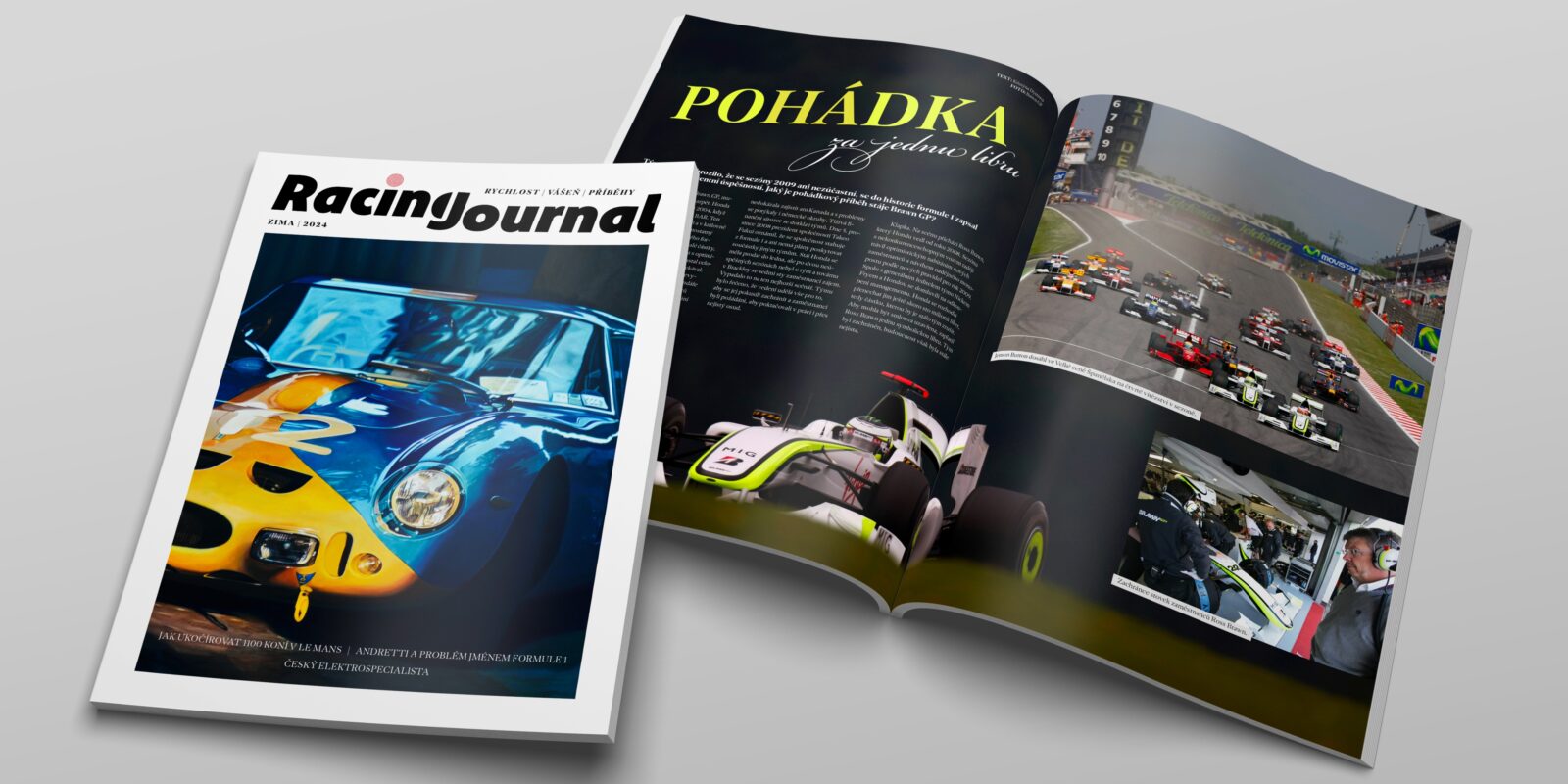 Vychází druhé číslo časopisu Racing Journal
