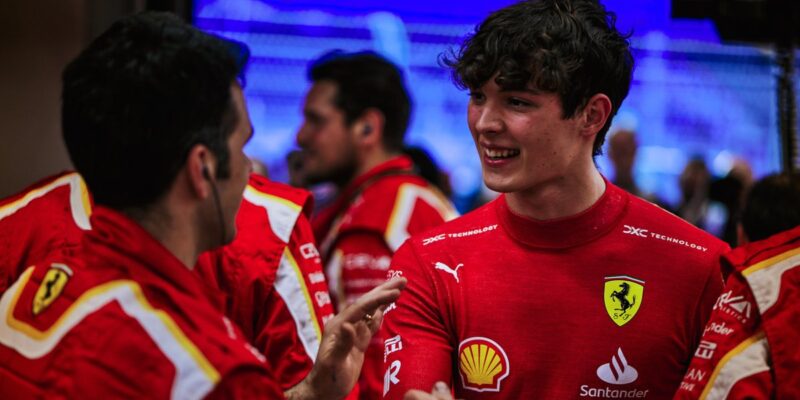 Bearman se stal nejmladším britským nováčkem ve Ferrari