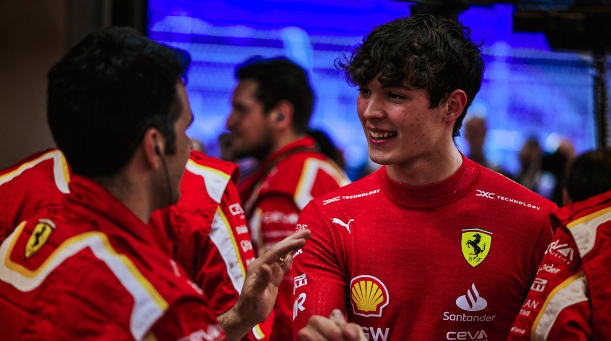 Bearman se stal nejmladším britským nováčkem ve Ferrari