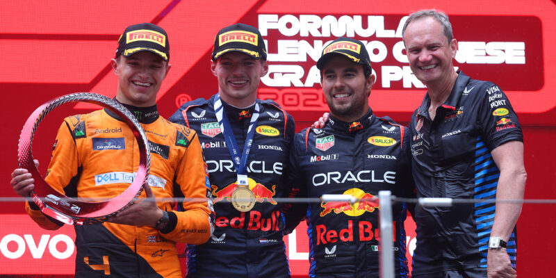 Verstappen, Norris, Pérez o závodě v Číně