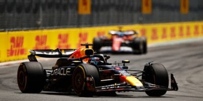 Sprint v Miami vyhrál Max Verstappen