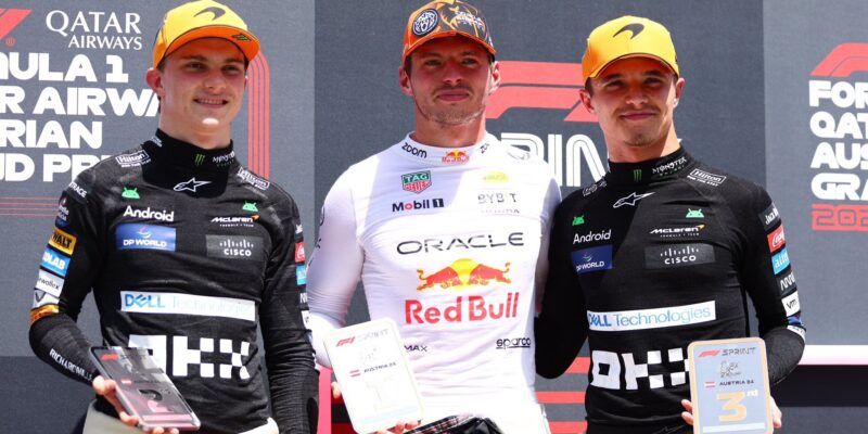 Co řekli o sprintu v Rakousku Verstappen, Piastri a Norris?