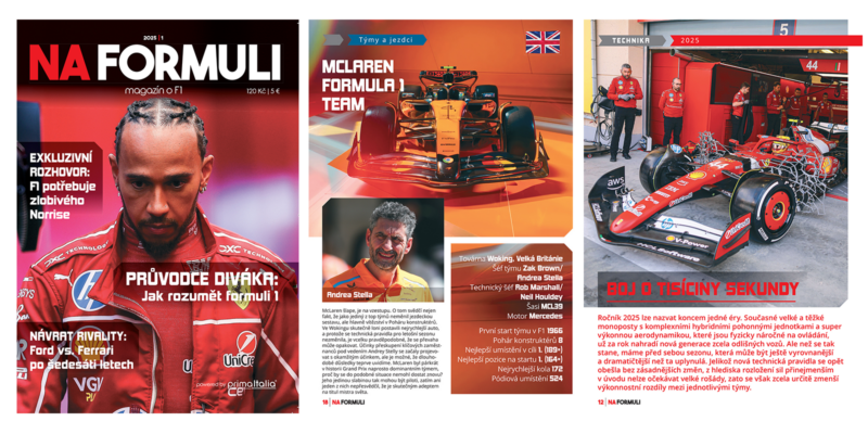 NA FORMULI! Právě vychází český tištěný magazín o F1