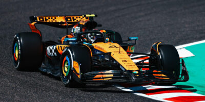 Výsledky FP3 VC Japonska: Norris nejrychlejší, opět hořela tráva