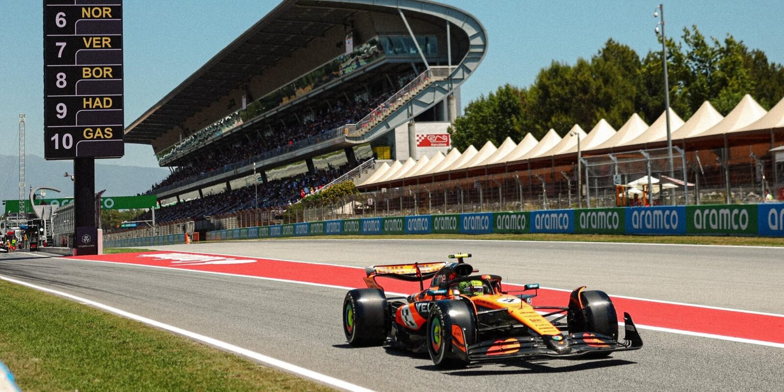 Výsledky FP1 VC Španělska: Norris dominoval tréninku