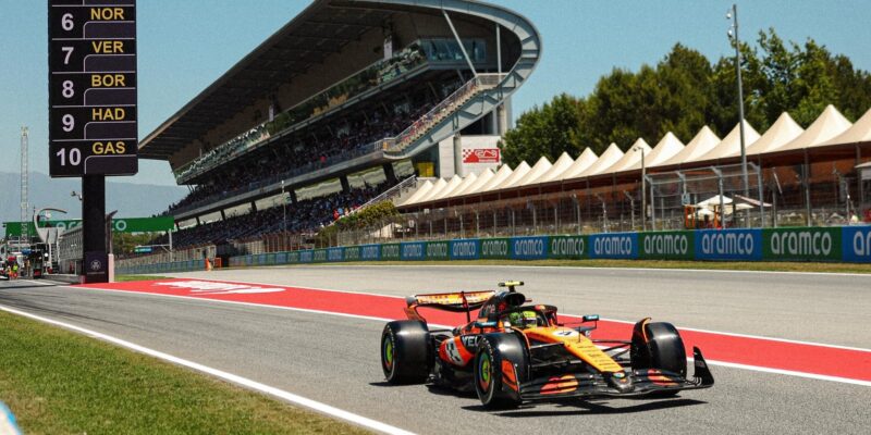 Výsledky FP1 VC Španělska: Norris dominoval tréninku