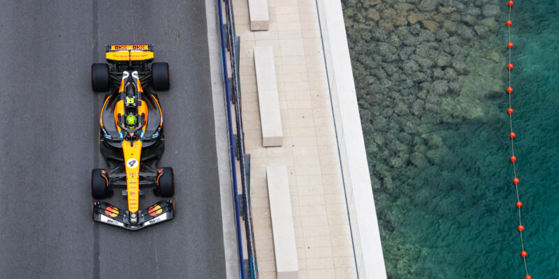 Lando Norris, Velká cena Monaka. Zdroj foto: Allwyn