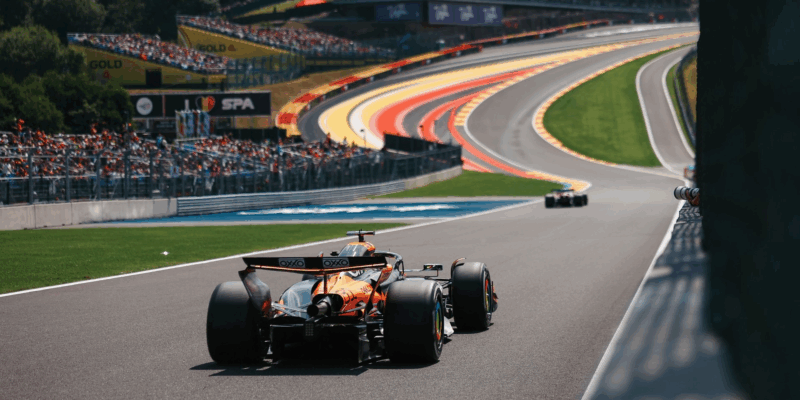Výsledky FP1 VC Belgie: Piastri s náskokem před Verstappenem