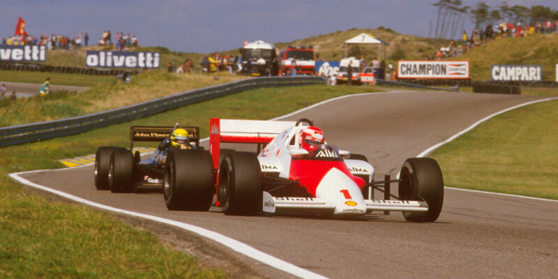 Niki Lauda vítězí v Zandvoortu, 1985