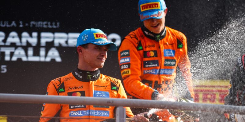 McLaren na pódiu, historii ale přepsal Verstappen