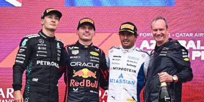 Verstappen, Russell a Sainz o VC Ázerbájdžánu