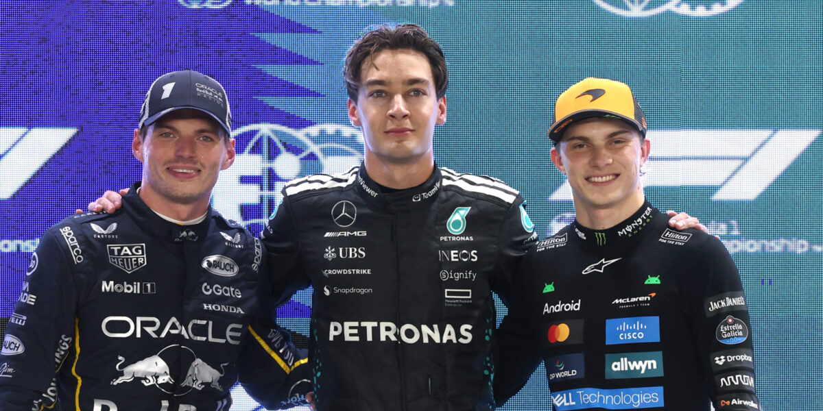 Russella Vyjádření Russella, Verstappena a Piastriho po kvalifikaci v Singapuru ...