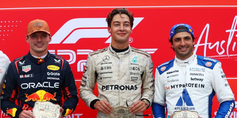 Verstappen, Russell a Sainz o sprintu v Austinu