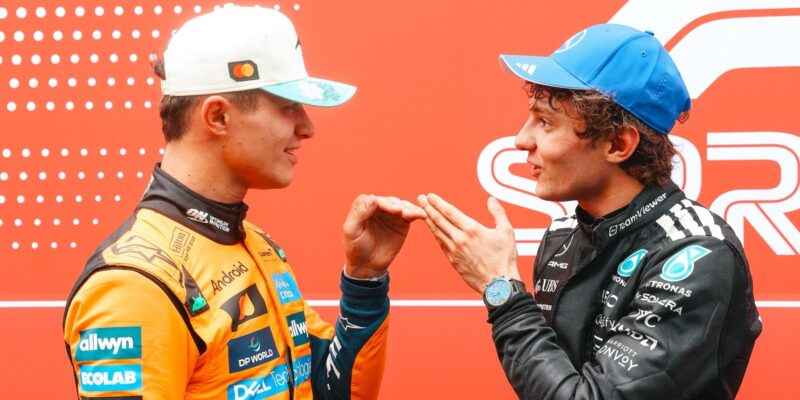 Norris, Antonelli a Russell o Sprintu VC Brazílie