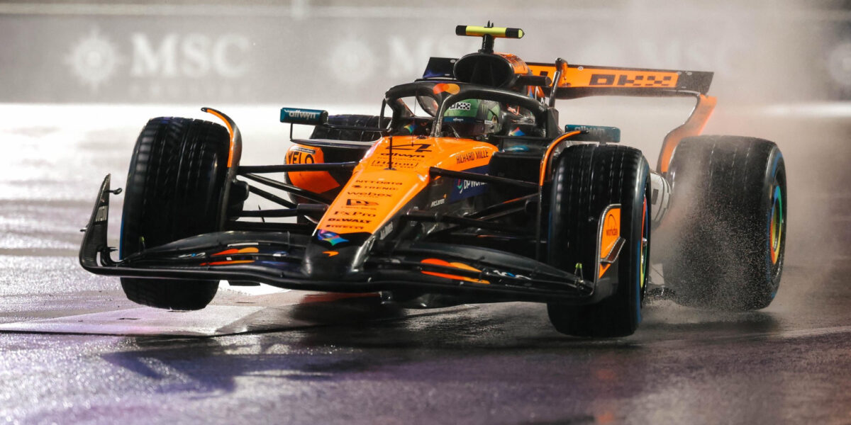 Lando Norris v Las Vegas 2025.