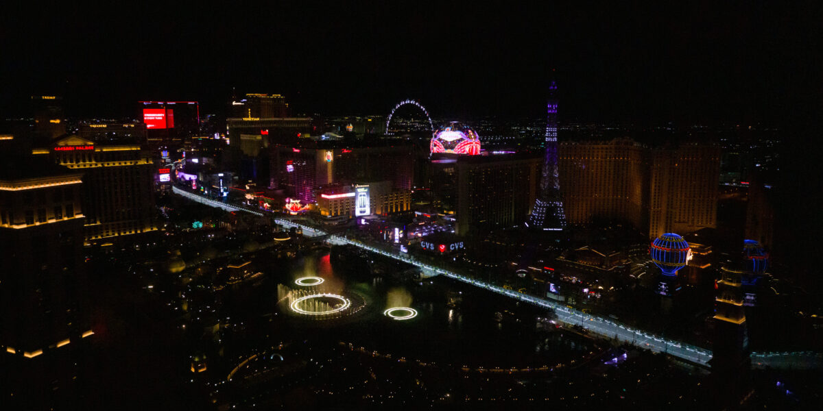 Trať v Las Vegas 2025.