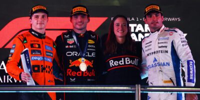 Vyjádření nejlepší trojice dnešního závodu v Kataru