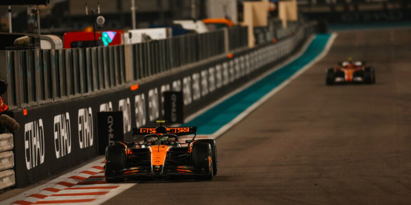 Lando Norris a Oscar Piastri, Velká cena Abú Zabí 2024