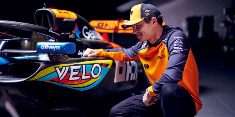McLaren jel v Abú Zabí se speciálním lakováním VELO