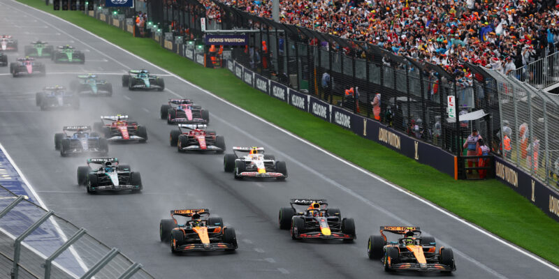 Start Velké ceny Austrálie 2025