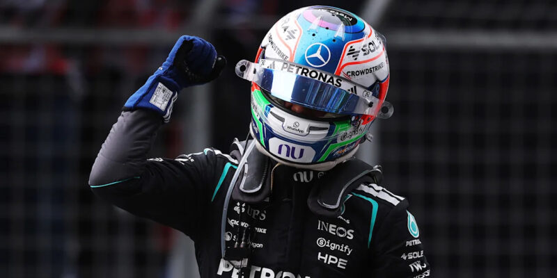 Reakce první trojice: Antonelli slaví první výhru, Russell týmový úspěch a Hamilton skvělé souboje