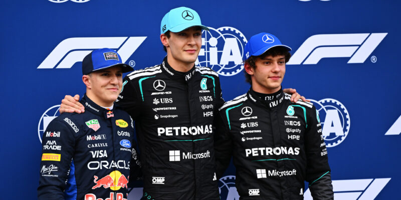 Vyjádření top 3 z kvalifikace: Russel zářil, Antonelli děkoval mechanikům