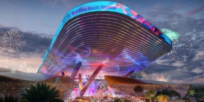 V Saúdské Arábii vzniká trať se zatáčkou ve výšce 70 metrů