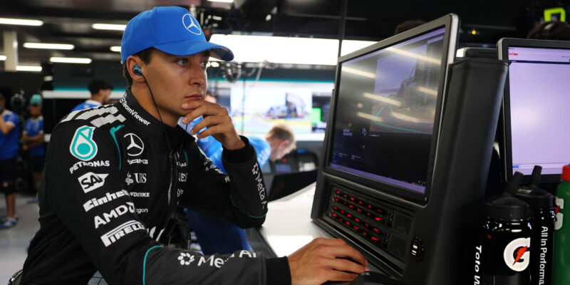 Brundle: Russell se trápí. Na Antonelliho v Mercedesu nestačí