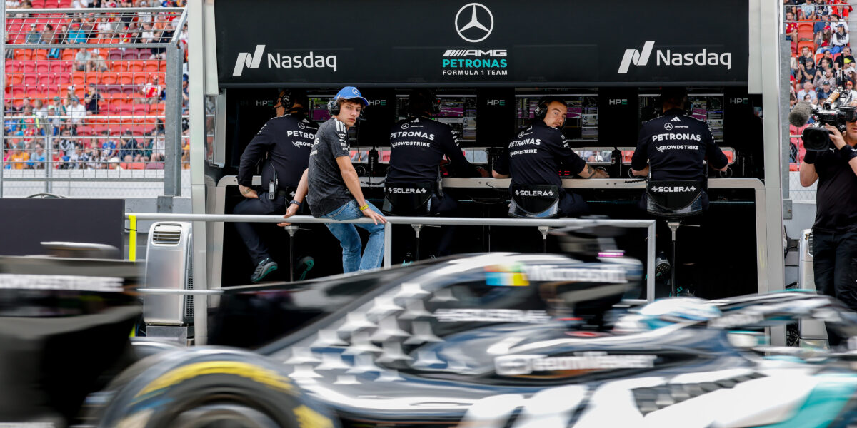 Antonelli_VC Maďarska_2026_Mercedes